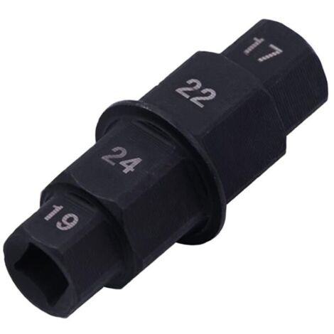 Axe de Roue Avant Moto,Clé pour Axe de Roue,Clé pour Axe de Roue de Moto,Douille Speciale Moto,Axe Hexagonal,Axe de Roue Moto,Axe de Roue Avant (Noir)