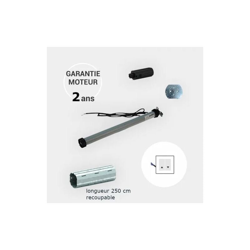 Axe motorisé 20 Nm à commande filaire zf 54 mm