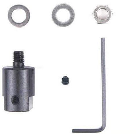 Axe pour roue de meulage électrique Axe Moteur Coupler Manchon Lame de scie Raccord Adaptateur Mandrin (8mm)