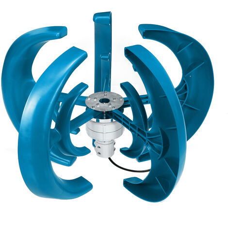 Axe vertical de générateur d'éolienne de lanterne de rotor de DC 12V 4000W maximum 5 lames