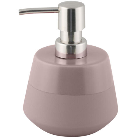 Axentia Nevada Dispenser di Sapone, gres, Grigio Talpa, Ø 10 x 14 cm