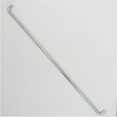 Axes Acier zingué 6X342.5 COUDE Extèrieur 90-1 pièce
