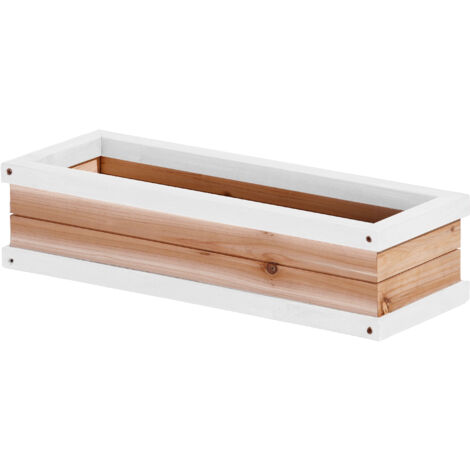 Axi Bac À Fleurs Marron/Blanc  Accessoire Maison Enfant / Aire De Jeux