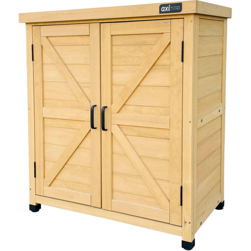 Felix Armoire de jardin en bois beige - 80 x 45 x 93 cm Armoire Exterieur, Armoire à outils pour le jardin avec étagère/ Meuble Exterieur Rangement Felix Armoire de jardin en bois beige - 80 x 45 x 93 cm Armoire Exterieur, Armoire à outils pour le jardin avec étagère/ Meuble Exterieur Rangement
