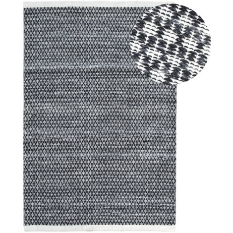 Axi Palau Tapis D'Extérieur, Rectangulaire, Anthracite, 140 X 120 Cm / Épaisseur : 5 Mm - Tapis Jardin Extérieur/Intérieur - Tapis Balcon Fabriqué À Partir De Bouteilles En Pet Recyclées