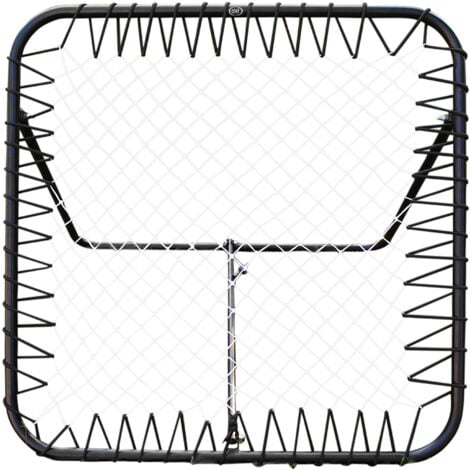 AXI Rebounder88 Filet de Rebond Football Noir - 88x88cm Rebondisseur de Foot Réglable Kickback - Multisport Filet en PP Résistant de 4 mm d'épaisseur avec élastique A partir de 2 ans