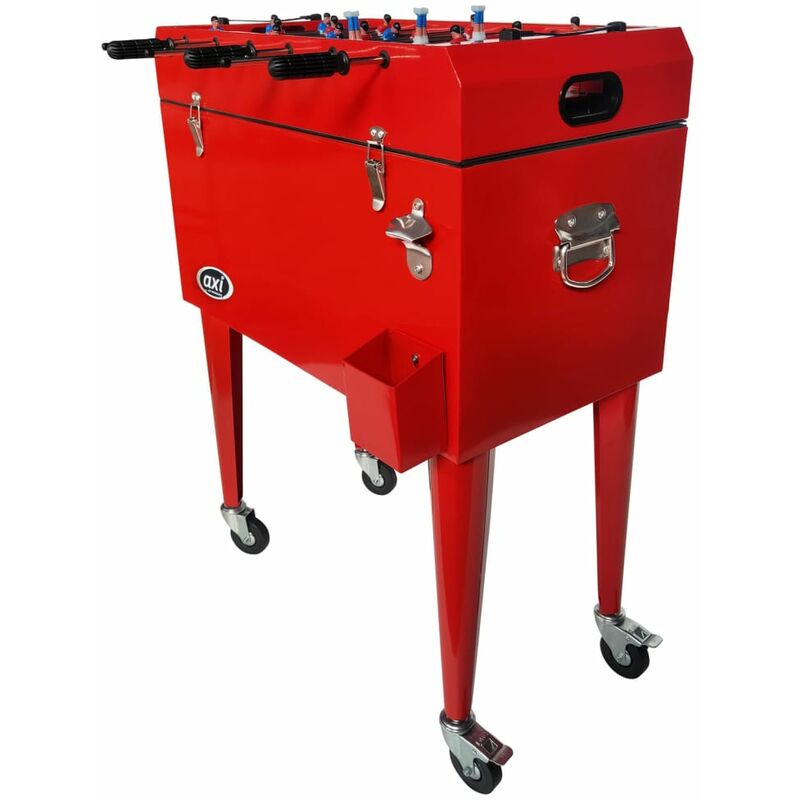 AXI - Refrigeratore con Calcio Balilla 65 l Rosso