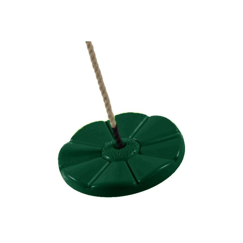 AXI Siège Balançoire ronde en plastique vert Balançoire Enfant - 27 cm - Vert