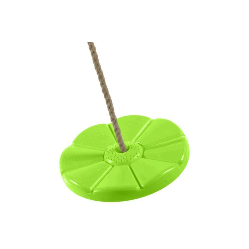 Siège Balançoire ronde en plastique vert clair Balançoire Enfant - 27 cm - Vert - AXI