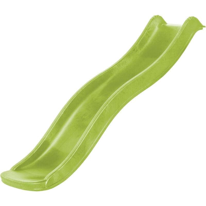 AXI Sky175 Toboggan à Eau en Vert Citron - 175 cm Élément complémentaire pour aire de jeux / maison de jeu enfant Toboggan pour hauteur de estrade 90