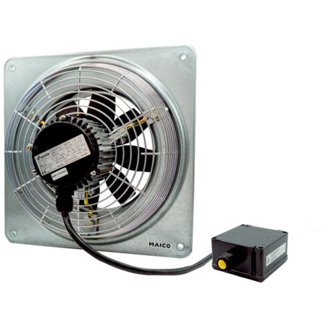 Axial-Wandventilator DZQ 30/6 B Ex t Wandplatte, Drehstrom, StaubEx, 1100m3/h von Maico - 0083.0204