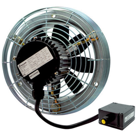 Axial-Wandventilator DZS 35/4 B Ex e Stahlring, Drehstrom, Ex-Schutz, DN350 von Maico - 0094.0124