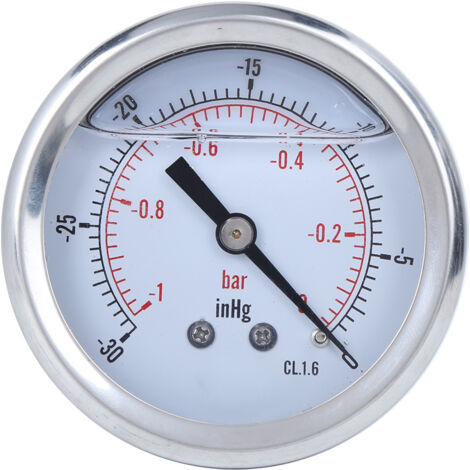 Axiales Öldruckmessgerät für industrielle Anwendungen - TS PGGZ60Z4 0 bar 1/4BSP Y60
