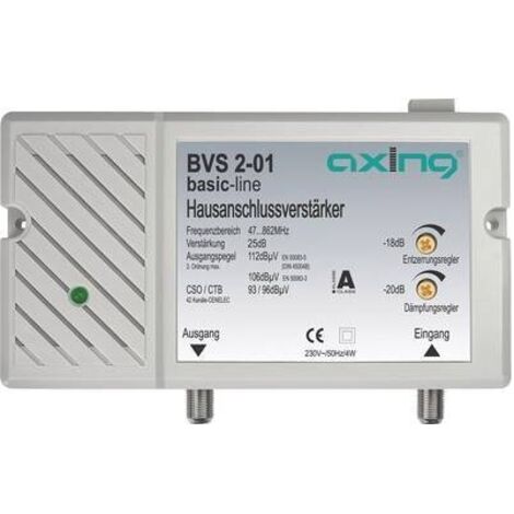 Axing BVS 2 -01 Amplificatore per TV via cavo 25 dB