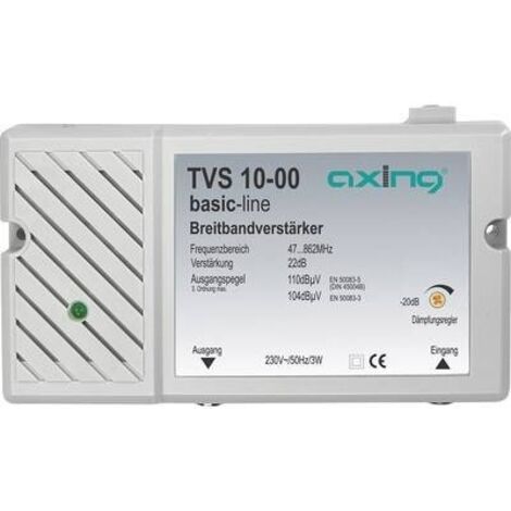 Axing TVS 10 Amplificatore multibanda BK, DVB-T 22 dB