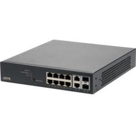 Axis 01191-002 switch Gestionado Gigabit Ethernet (10/100/1000) Energía sobre Ethernet (PoE) Negro