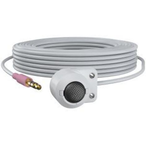 Axis 01560-001 microfono Bianco Microfono per fotocamera di sicurezza
