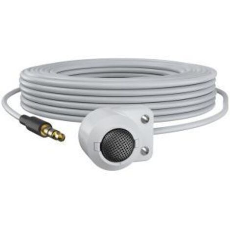 Axis 01561-001 microfono Bianco Microfono per fotocamera di sicurezza