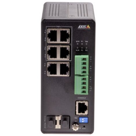 Axis 01633-001 switch di rete Gestito Gigabit Ethernet (10/100/1000) Supporto Power over Ethernet (PoE) Nero