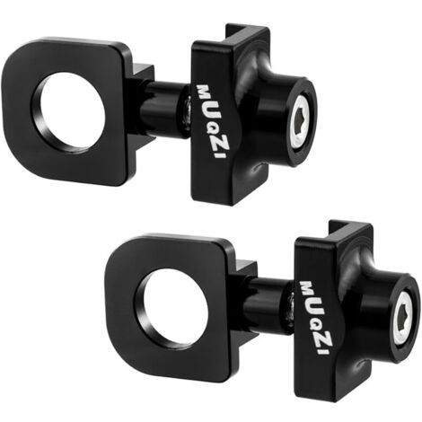 Axles Lot de 2 tendeurs de chaîne de vélo en alliage d'aluminium 10 mm Idéal pour BMX Fixie Vélo à une vitesse