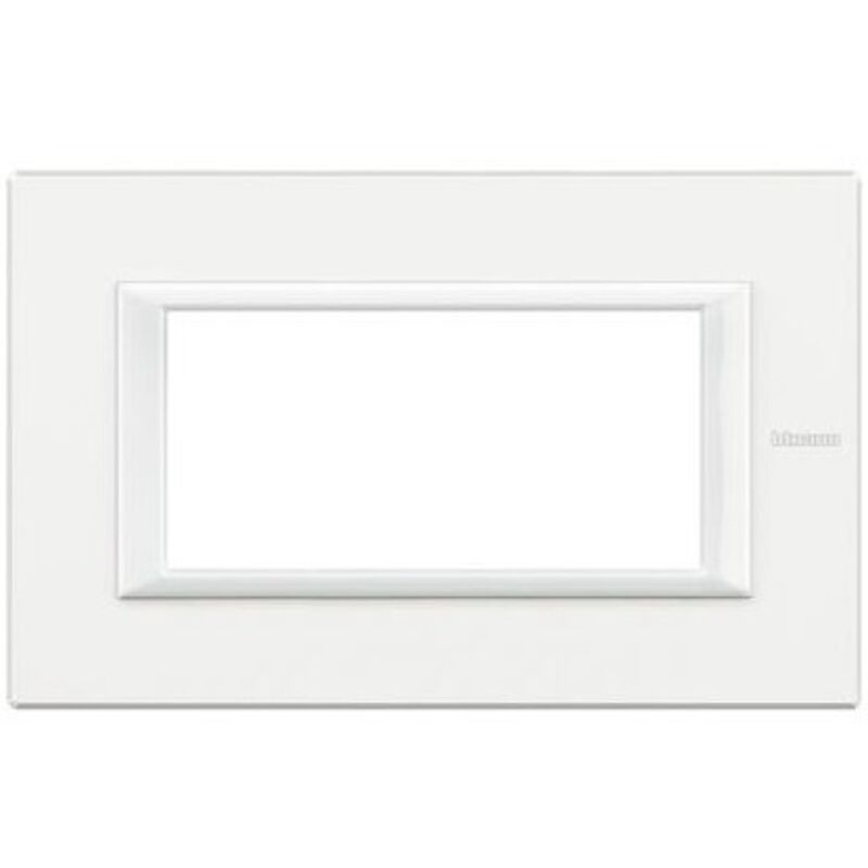 Axolute Placca Rettangolare 4 Moduli Monochrome Bianco Ha4804hd Bti...