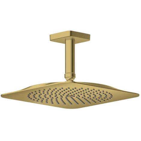 Axor Citterio C - Kopfbrause 27x27 cm, EcoSmart, Goldoptik poliert 28793990