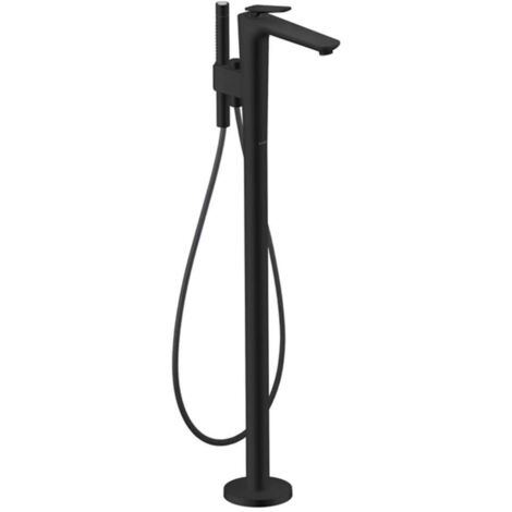 Axor Citterio C - Miscelatore a pavimento per vasca da bagno, nero opaco 49440670