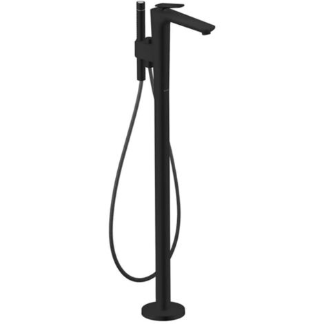 Axor Citterio C - Miscelatore a pavimento per vasca da bagno, nero opaco 49441670