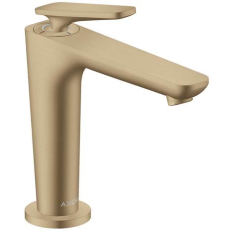 Axor Citterio C - Miscelatore per lavabo con sistema di scarico, EcoSmart, CoolStart, bronzo spazzolato 49040140
