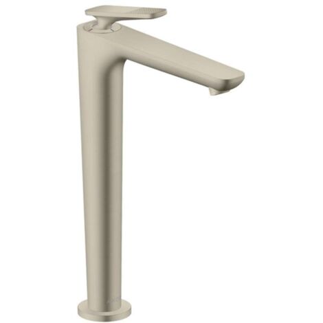 Axor Citterio C - Miscelatore per lavabo con sistema di scarico, EcoSmart, CoolStart, nichel spazzolato 49051820