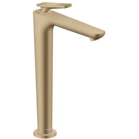 Axor Citterio C - Mitigeur de lavabo avec bonde, EcoSmart, CoolStart, bronze brossé 49051140