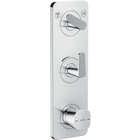 Axor Citterio C - Mitigeur thermostatique encastré, 2 sorties, chrome 49701000