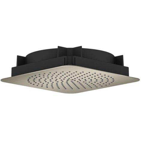Axor Citterio C - Soffione doccia 27x27 cm, nichel spazzolato 28794820