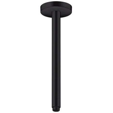 Axor Elementi doccia - Braccio doccia a soffitto, 30 cm, nero opaco 26433670