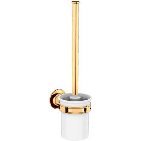 Axor Montreux - Escobillero de pared con soporte, acabado oro pulido 42035990