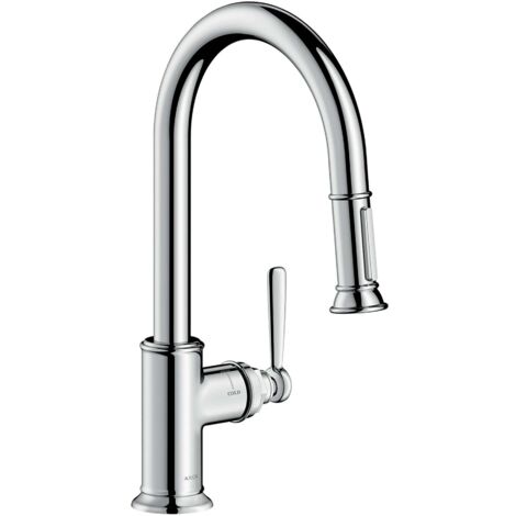 Axor Montreux - Miscelatore a leva da cucina con doccia estraibile, cromo 16581000