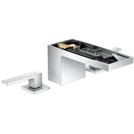 Axor MyEdition - Mitigeur de lavabo, avec garniture de vidage Push-Open, 3 trous, chrome/sans plaque 47052000