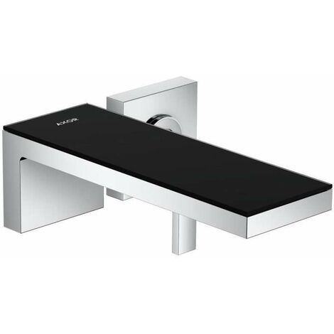 Axor MyEdition - Mitigeur de lavabo encastré, chrome/verre noir 47060600