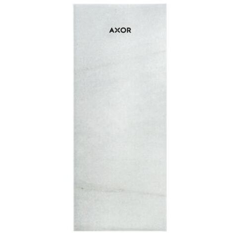Axor MyEdition - Plaque 120 mm, marbre blanc 47911000