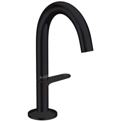 Axor One - Grifo de lavabo con desagüe Push-Open, negro mate 48010670