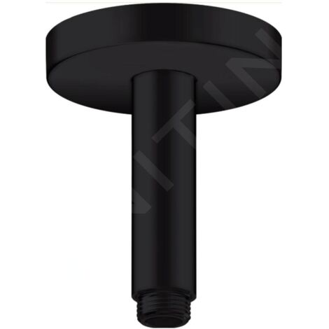Axor Programme de douche - Bras de douche de plafond, 100 mm, noir mat 26432670
