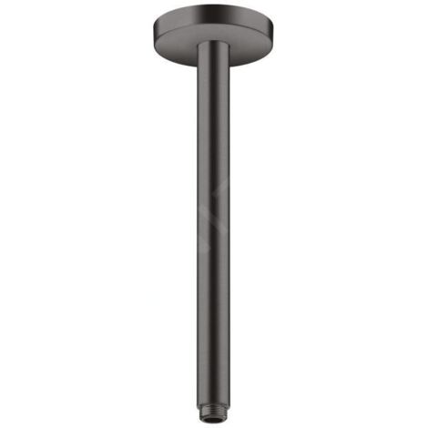 Axor Programme de douche - Bras de douche de plafond, 300 mm, chrome noir brossé 26433340