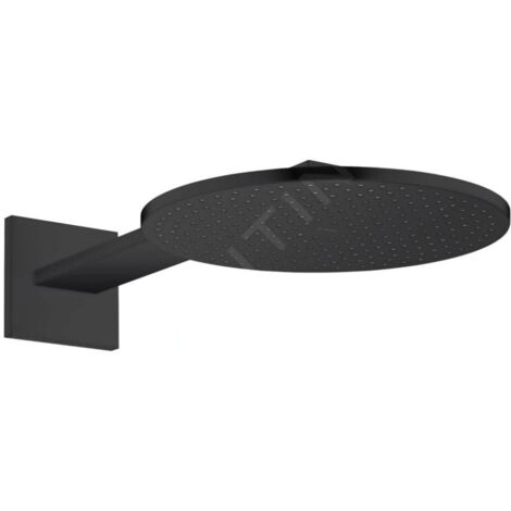 Axor Programme de douche - Douche de tête 300 mm avec connexion, 2 jets, noir mat 35303670