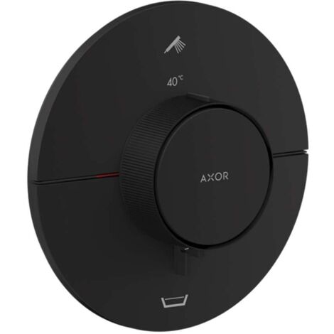 Axor ShowerSelect ID - Mitigeur thermostatique encastré, 2 sorties, noir mat 36751670