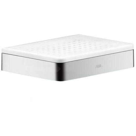 Axor Universal - Porte-savon / boîte à savon, blanc/chrome 42803000