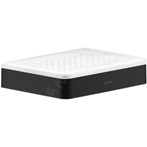 Axor Universal - Porte-savon / étagère, blanc / noir mat 42803670