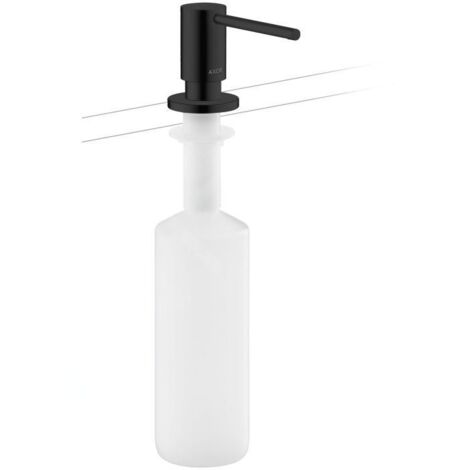Axor Uno - Distributeur de détergent, 500 ml, noir mat 42818670