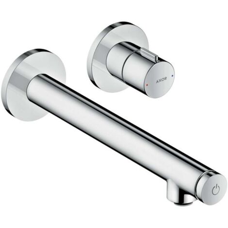 Axor Uno Select mur mitigeur lavabo 45113000 chromé , projection 220mm