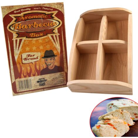 Axtschlag Pane Gar Ciotola in Legno di ciliegio, Pane alla griglia, Multicolore, 30 x 20 x 8 cm, 100 g06 m0000 V