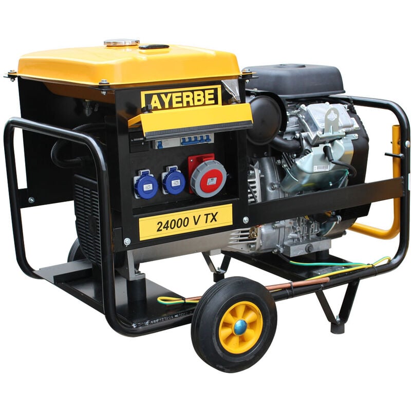 Ayerbe - 5417790 - Générateur 24000 v tx - Triphasé avec démarrage électrique Moteur Vanguard
